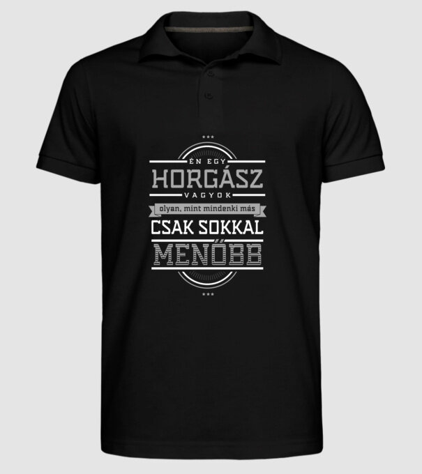  minta fekete pólón