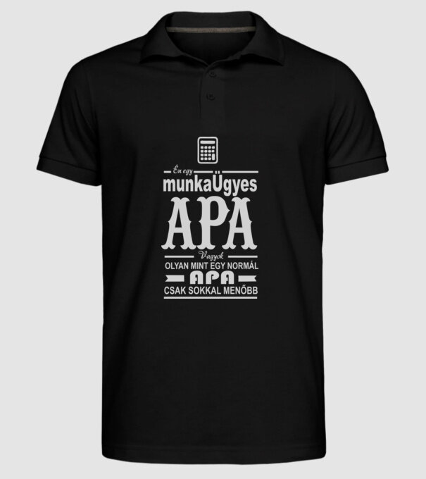  minta fekete pólón