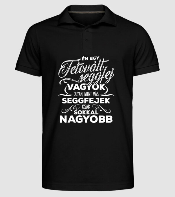 minta fekete pólón