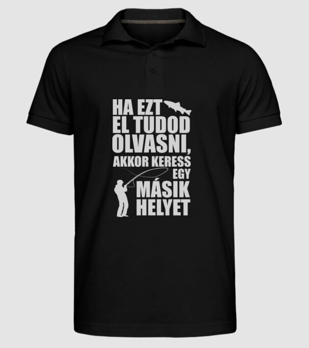  minta fekete pólón