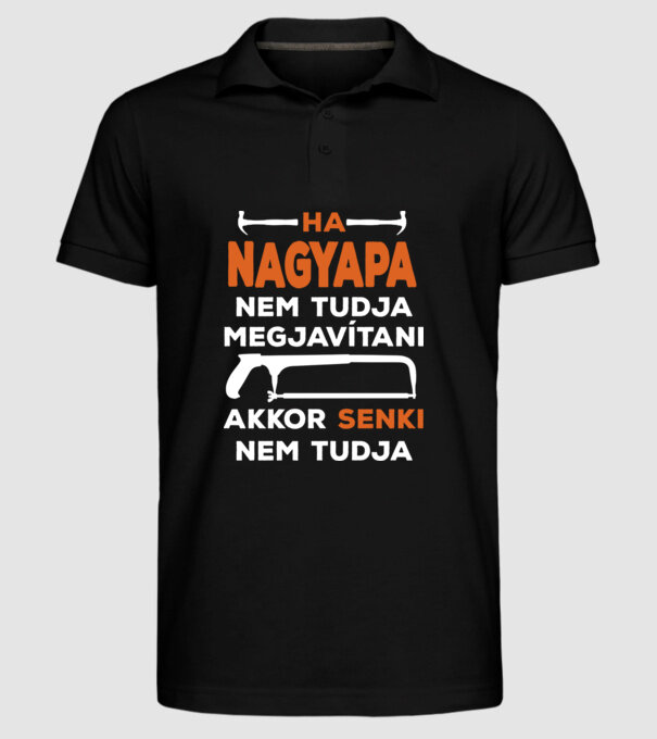  minta fekete pólón