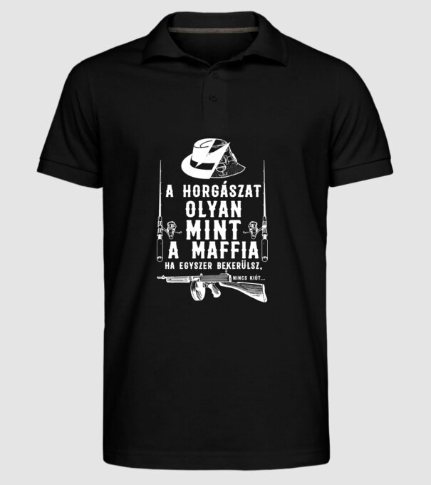  minta fekete pólón