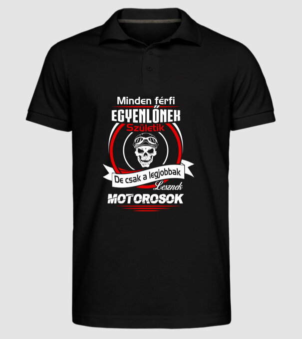  minta fekete pólón