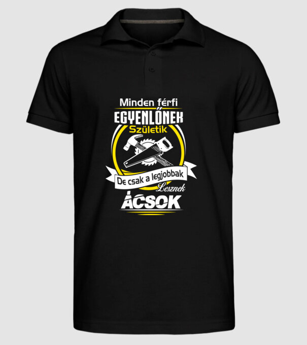  minta fekete pólón
