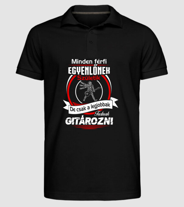  minta fekete pólón