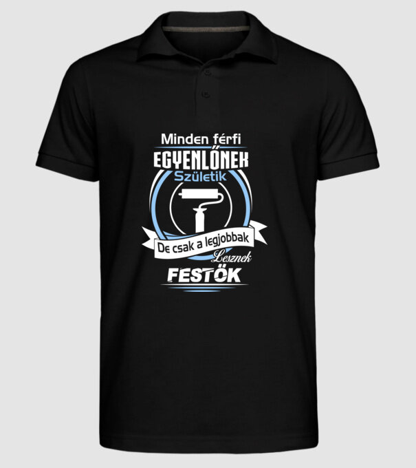  minta fekete pólón
