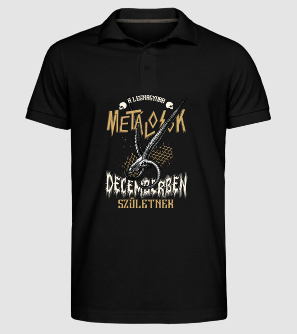  minta fekete pólón