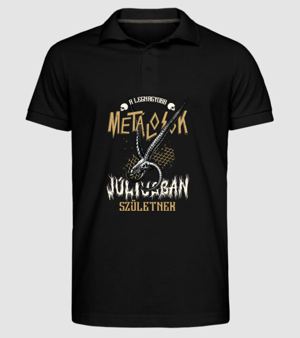  minta fekete pólón