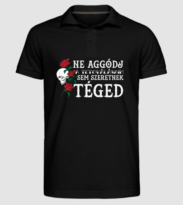  minta fekete pólón