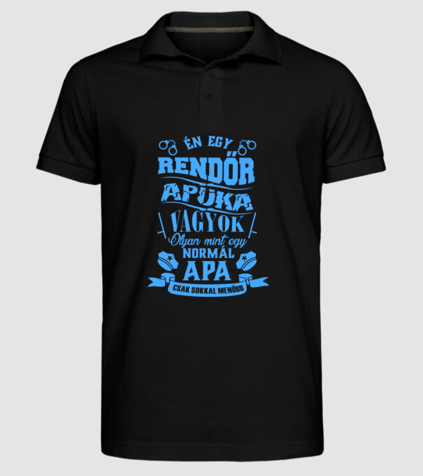  minta fekete pólón