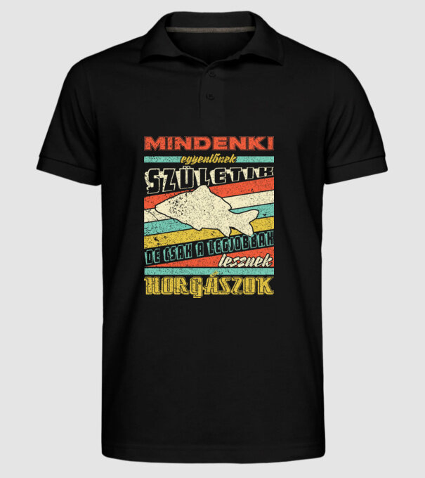  minta fekete pólón