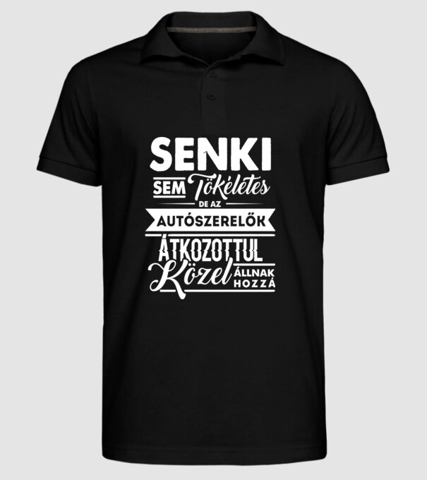  minta fekete pólón