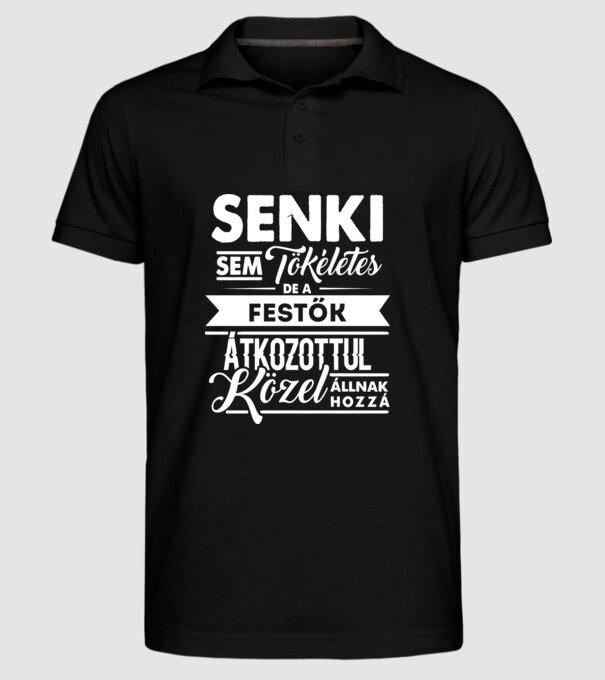  minta fekete pólón