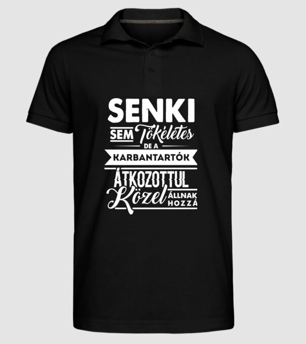  minta fekete pólón