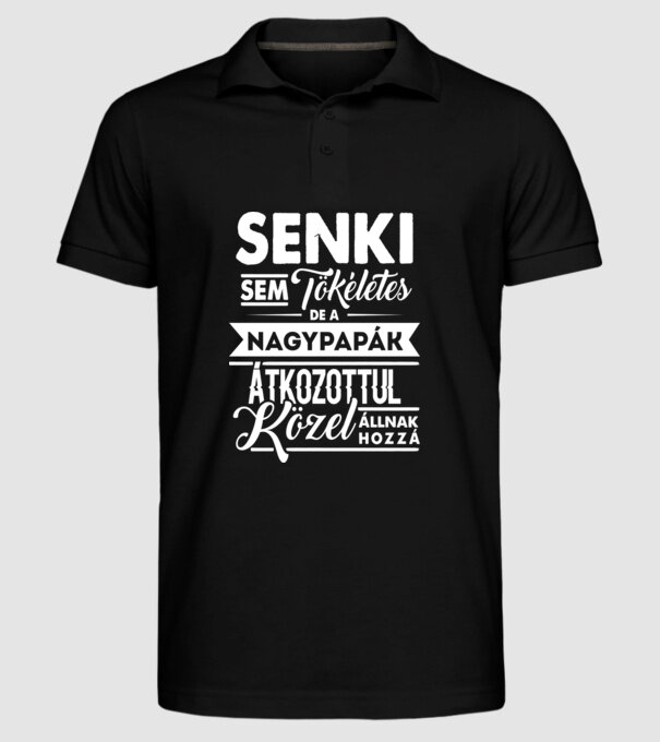  minta fekete pólón