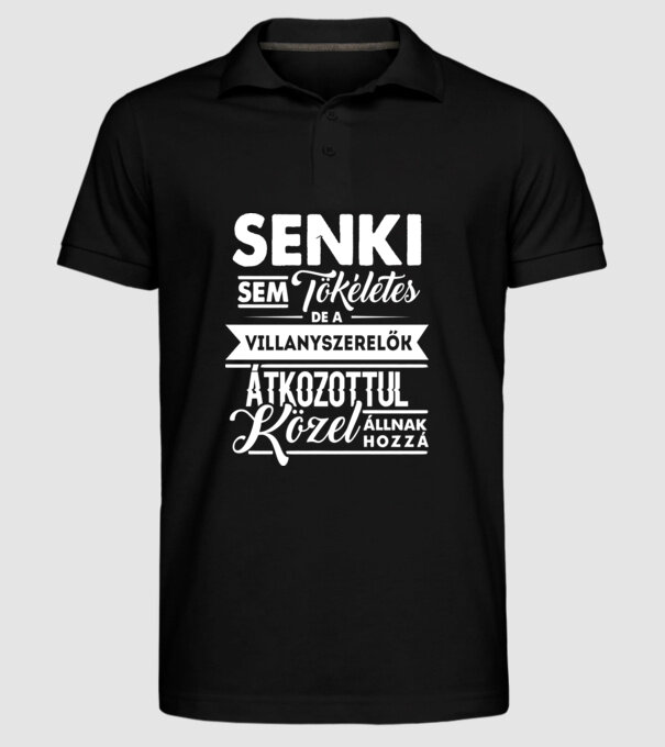  minta fekete pólón