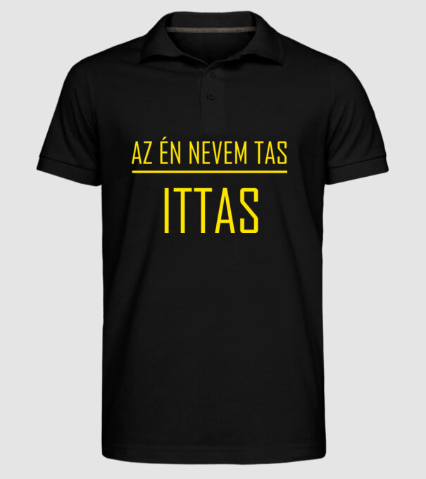  minta fekete pólón