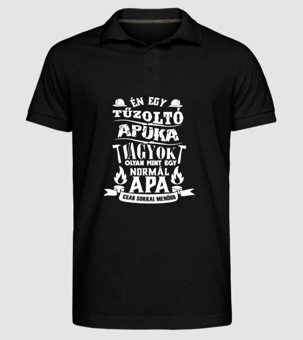  minta fekete pólón