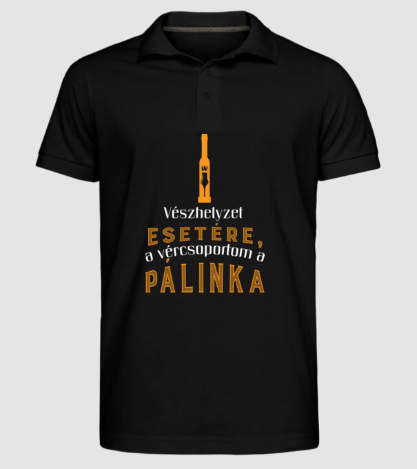  minta fekete pólón