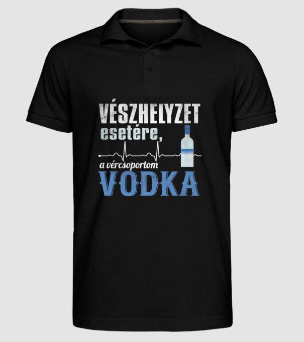  minta fekete pólón