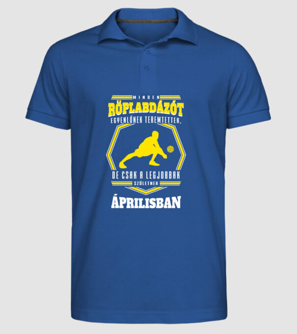  minta királykék pólón