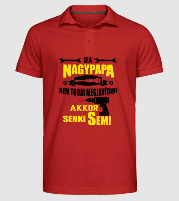  minta piros pólón
