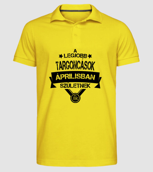  minta sárga pólón