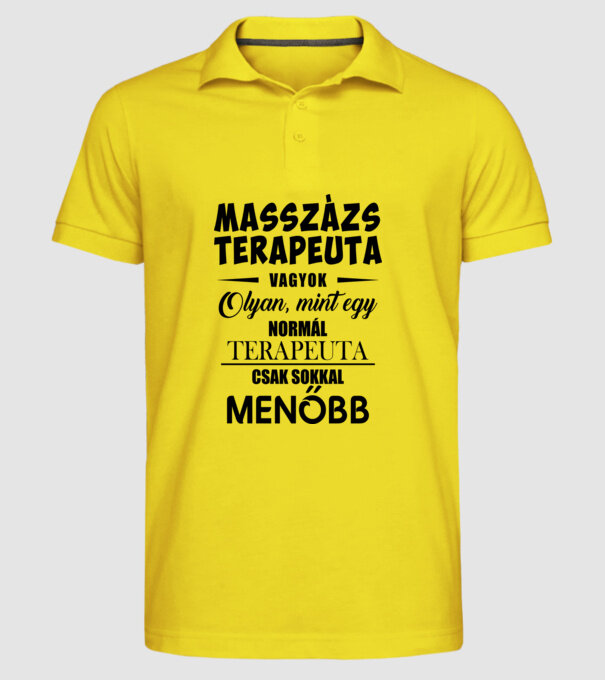  minta sárga pólón