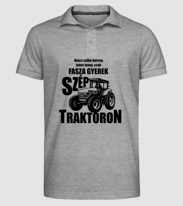  minta szürke pólón