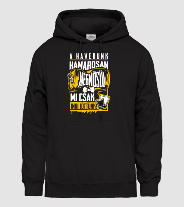  minta fekete pólón