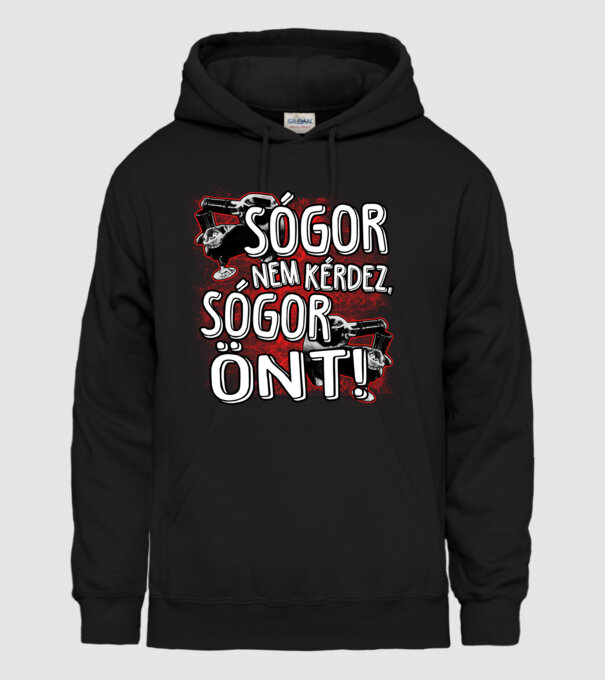  minta fekete pólón