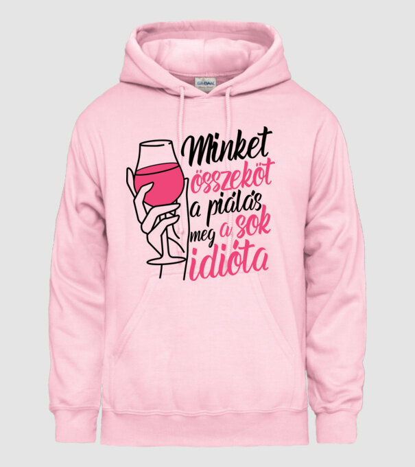  minta világos rózsaszín pólón