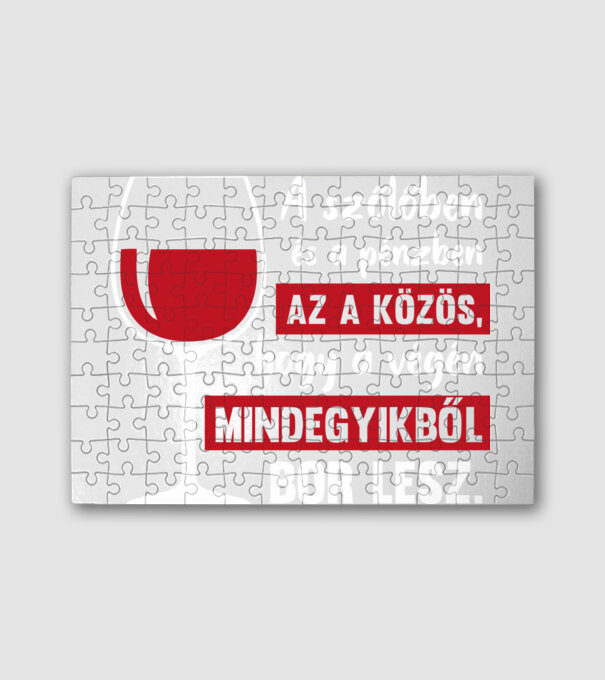  minta fehér pólón