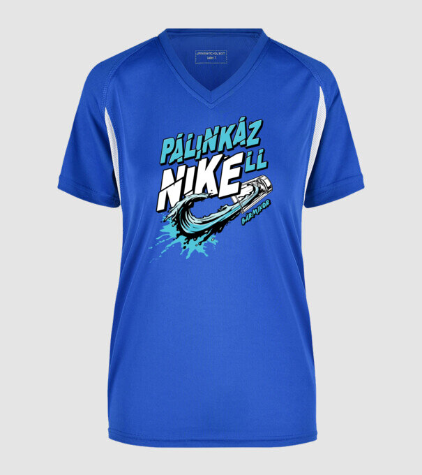  minta királykék pólón