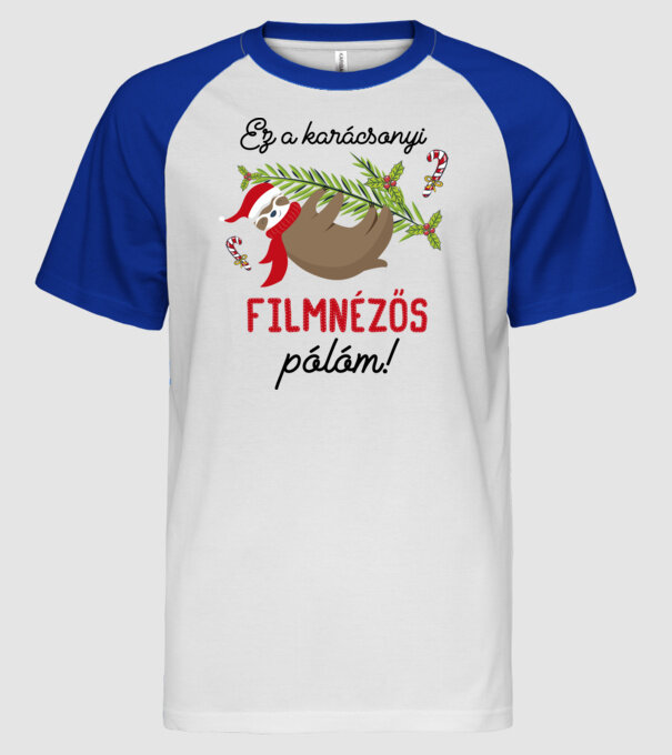  minta fehér/royal pólón