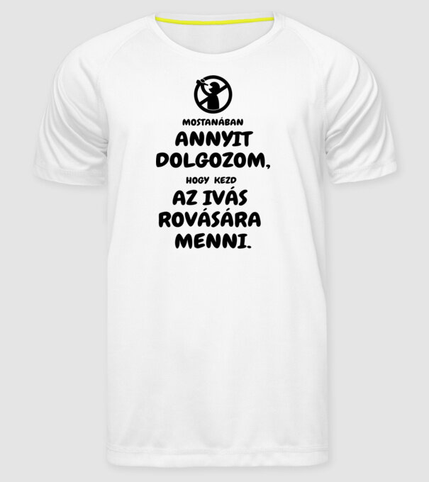  minta fehér pólón