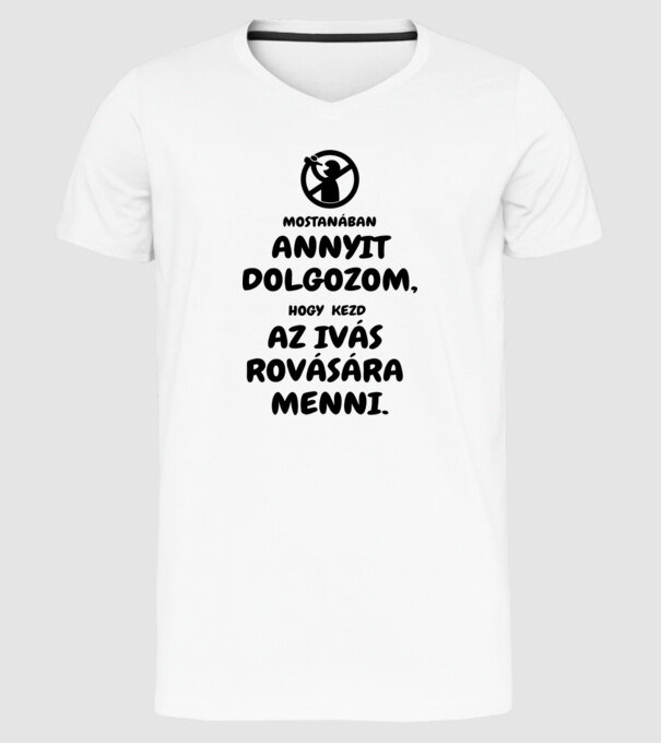  minta fehér pólón