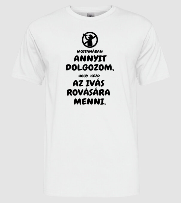  minta fehér pólón