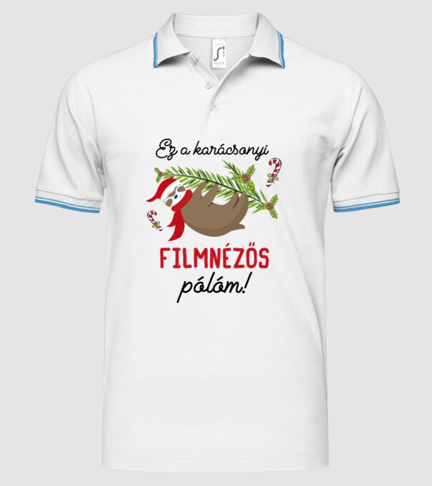  minta fehér pólón