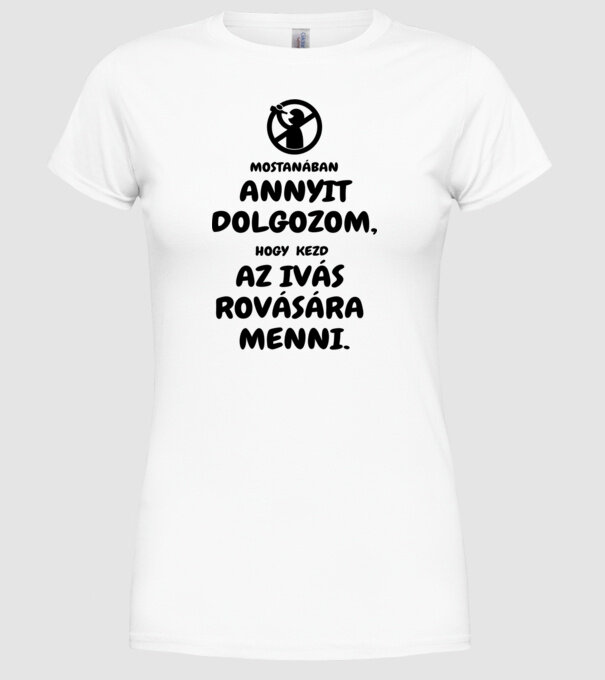  minta fehér pólón