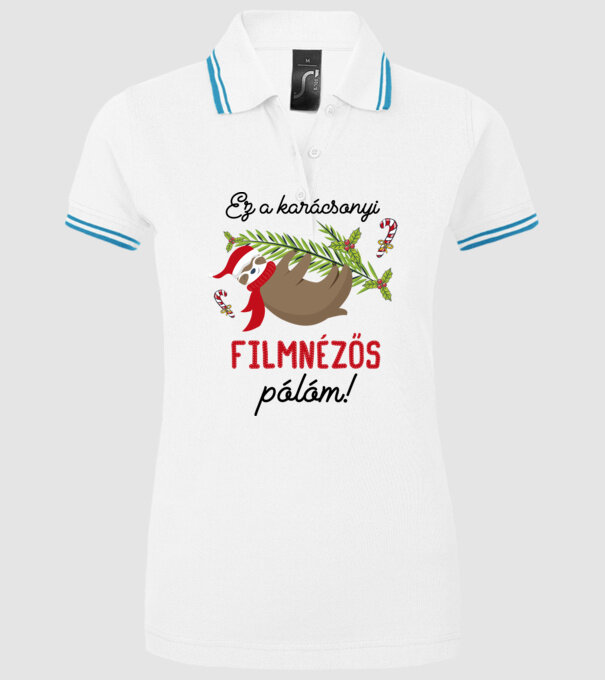  minta fehér pólón