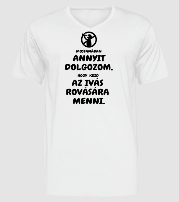  minta fehér pólón