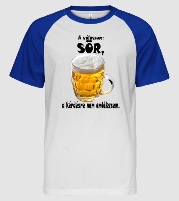  minta fehér/royal pólón
