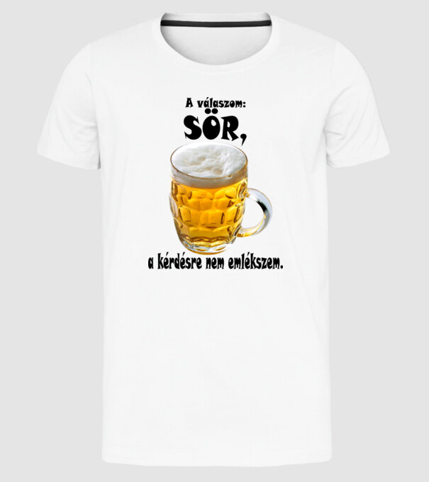 minta fehér pólón
