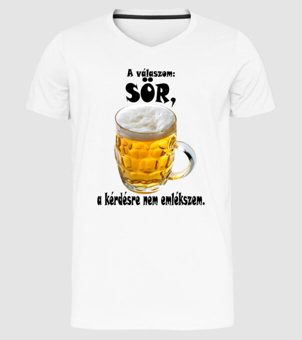  minta fehér pólón