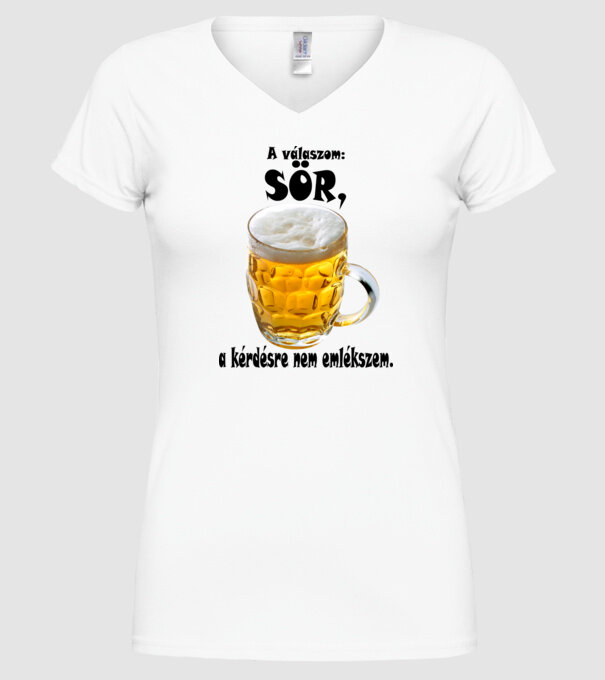  minta fehér pólón