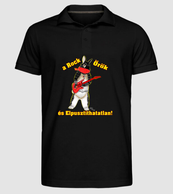  minta fekete pólón
