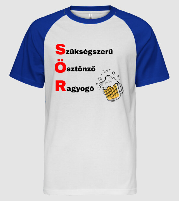  minta fehér/royal pólón