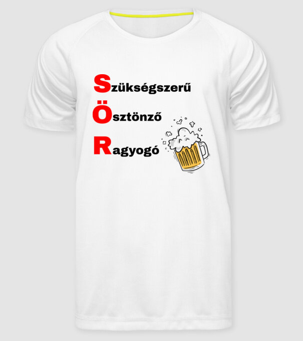  minta fehér pólón