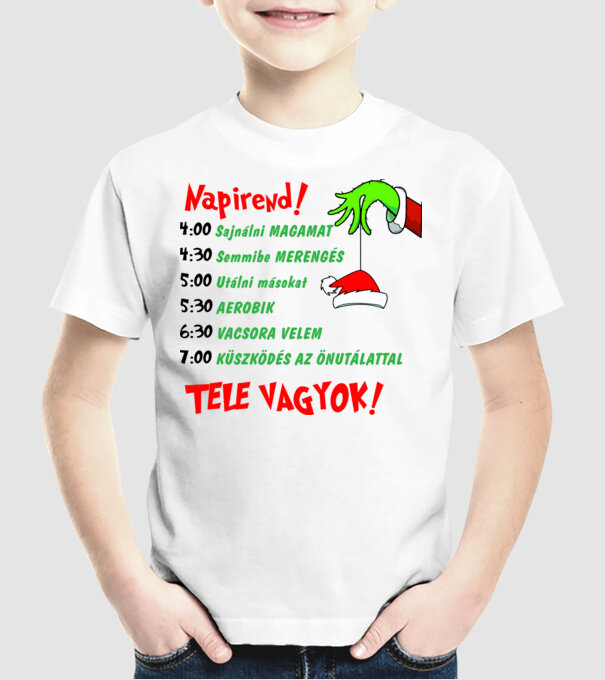  minta fehér pólón